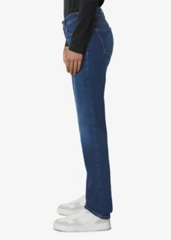 Marc O'Polo Straight Regular Jeans ALBY Dames Donkerblauw -Dameskleding Verkoop Winkel 2a32b1754359ef11e69f4dad99c81af4