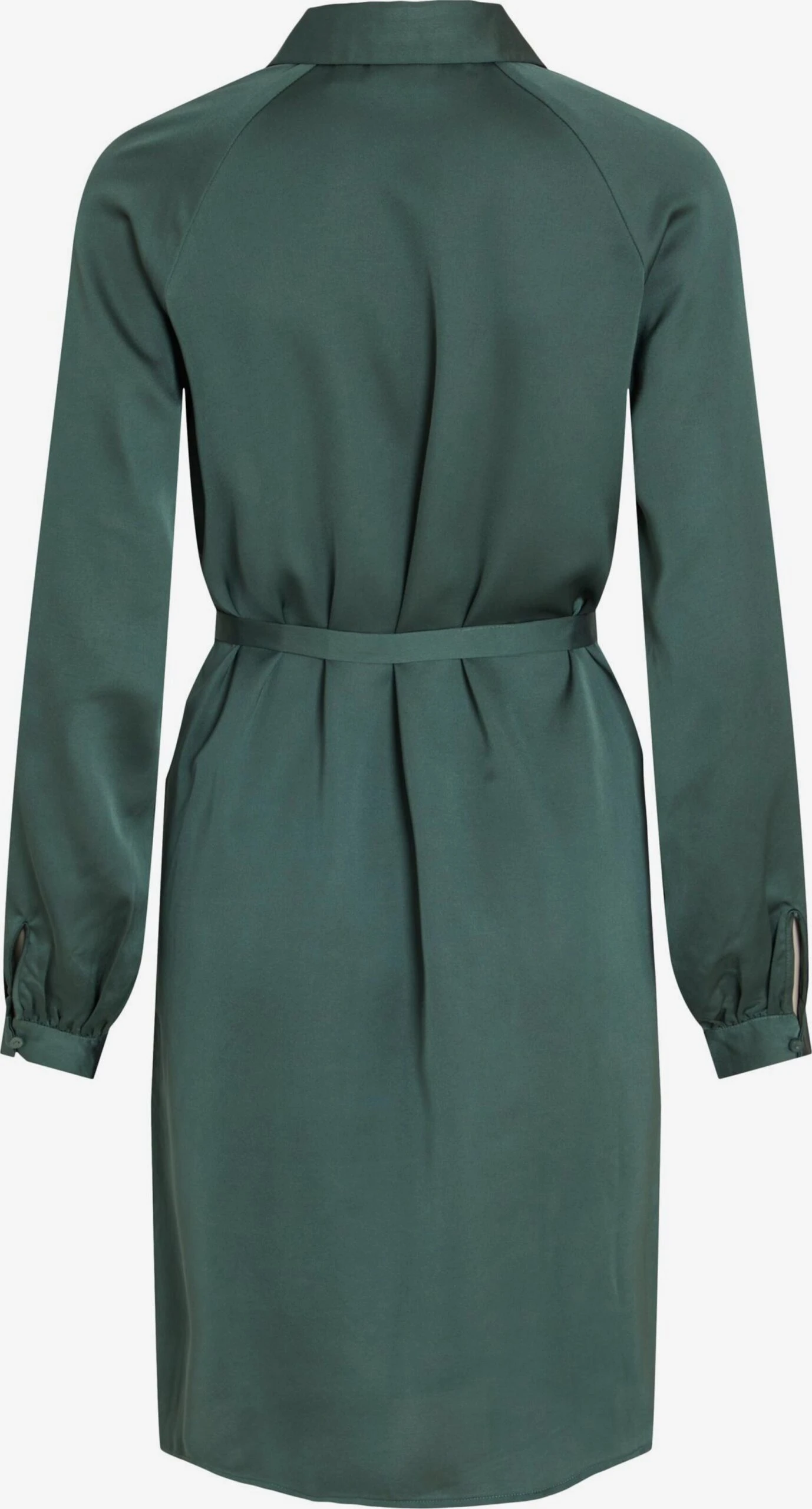 Vila Blousejurken Blousejurk Dames Donkergroen 4 Vila Blousejurken Blousejurk Dames Donkergroen - Afbeelding 2