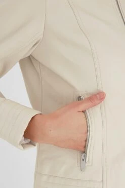 B.young Leren Jassen Tussenjas Dames Beige -Dameskleding Verkoop Winkel 2aa075ebf7c5903db9b0c488f96756f3