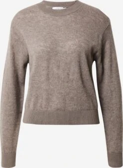 Calvin Klein Fijngebreide Truien Trui Dames Lichtbruin