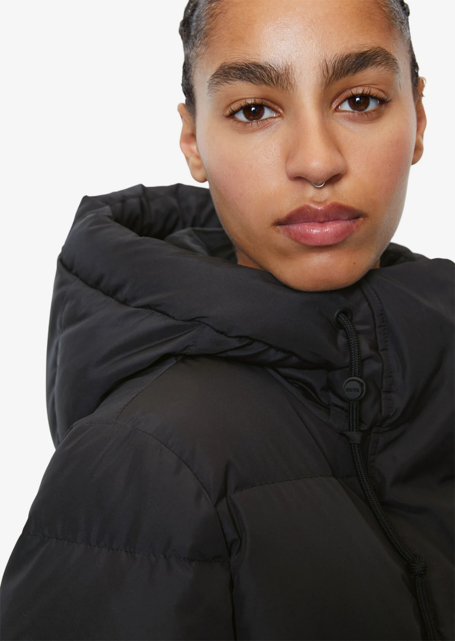 Marc O'Polo DENIM Korte Mantels Wintermantel Dames Zwart 8 Marc O'Polo DENIM Korte Mantels Wintermantel Dames Zwart - Afbeelding 6