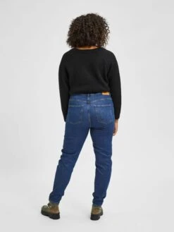 Selected Femme Jeans Slimfit Jeans Dames Nachtblauw -Dameskleding Verkoop Winkel 2da323bfa8cf8d346e38f4398283287b