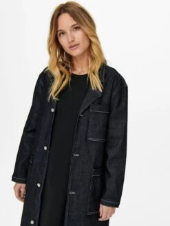 ONLY Trenchcoats Tussenmantel Dames Donkerblauw -Dameskleding Verkoop Winkel 2f93586838f08c6876aaa3be37af3d08