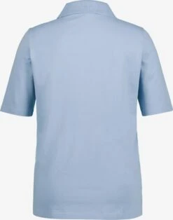 Ulla Popken Polos Shirt Dames Navy / Lichtblauw -Dameskleding Verkoop Winkel 2fca99d49aeeacde81ca9b43558fb60d