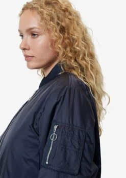 Marc O'Polo DENIM Korte Mantels Tussenmantel Dames Donkerblauw -Dameskleding Verkoop Winkel 301b0efafb77d9d975736ba94809818c