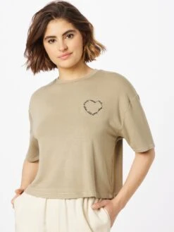 RIVER ISLAND T-shirts Shirt Dames Kaki -Dameskleding Verkoop Winkel 30a26e872cf2e160dde3caee273f279e