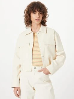 Abercrombie & Fitch Tussenjassen Tussenjas Dames Crème -Dameskleding Verkoop Winkel 3138e4de93add22b41e79596281c6a4e