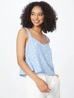 GRACE & MILA Tanktops Top ETHEM Dames Lichtblauw -Dameskleding Verkoop Winkel 318b3742711b90ad7a40da6fdf116f72