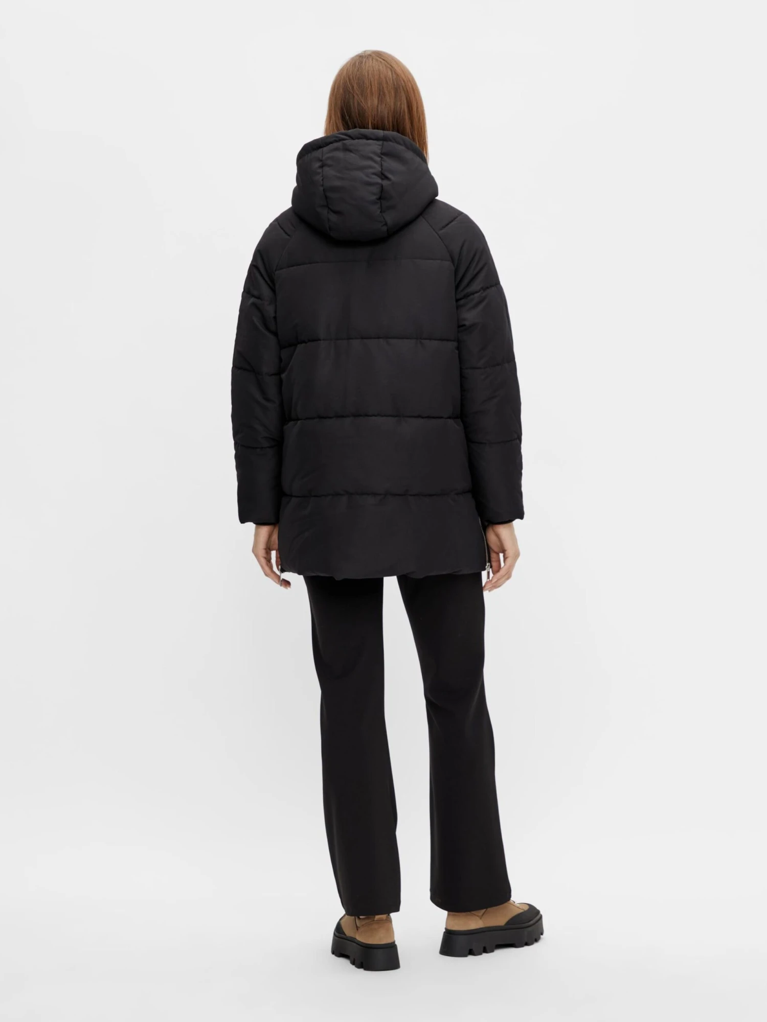 Y.A.S Gewatteerde Jassen Winterjas Dames Zwart 5 Y.A.S Gewatteerde Jassen Winterjas Dames Zwart - Afbeelding 3