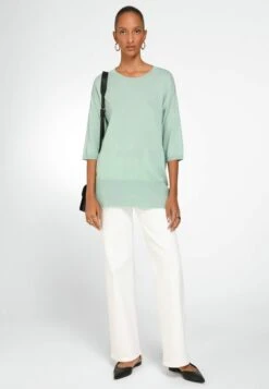 Lange Truien Trui Dames Pastelgroen -Dameskleding Verkoop Winkel 324bf5aae5e1434e11cb8d43ceaa227a