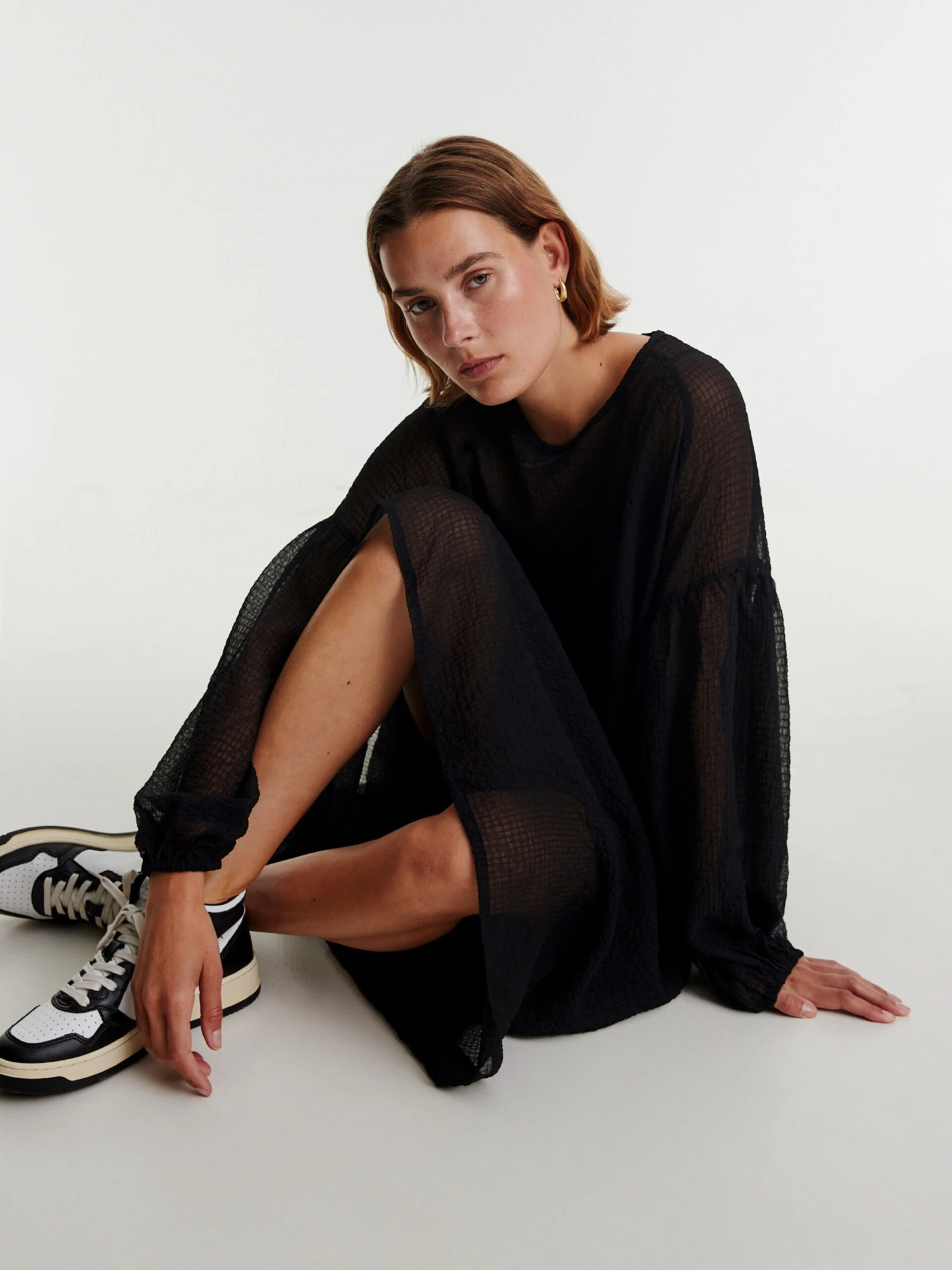 EDITED Maxi Jurken Jurk Marcia Dames Zwart 9 EDITED Maxi Jurken Jurk Marcia Dames Zwart - Afbeelding 7