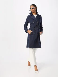 Trenchcoats Tussenmantel Conry Dames Donkerblauw -Dameskleding Verkoop Winkel 33b892c2c13b60c9cdeefcd0360fb858