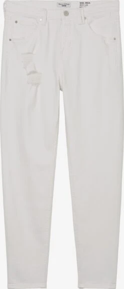 Marc O'Polo DENIM Boyfriend Tapered Jeans Freja Dames Wit