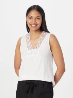 Soccx Mouwloze Shirts Top Dames Wit -Dameskleding Verkoop Winkel 34a54d2c7895f90f4792058e295adaba