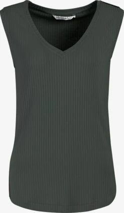HELMIDGE Mouwloze Shirts Top Dames Groen