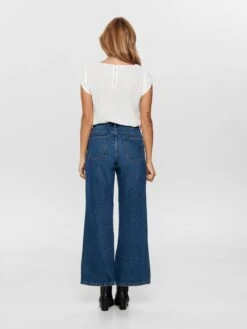 ONLY Wide Leg Wide Leg Jeans BIANCA Dames Blauw -Dameskleding Verkoop Winkel 363a1cfe138cc2e7531fbc74aa770531