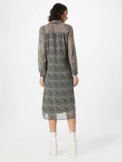 Fransa Midi Jurken Jurk Dames Antraciet -Dameskleding Verkoop Winkel 368f0fb09289d2d4923bb704334fb08e