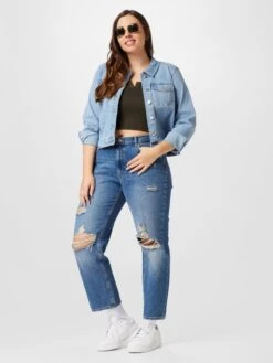 Vero Moda Curve Spijkerjasjes Tussenjas Runa Dames Blauw -Dameskleding Verkoop Winkel 36fb97fa6282b26262f1209a1bb25e9d