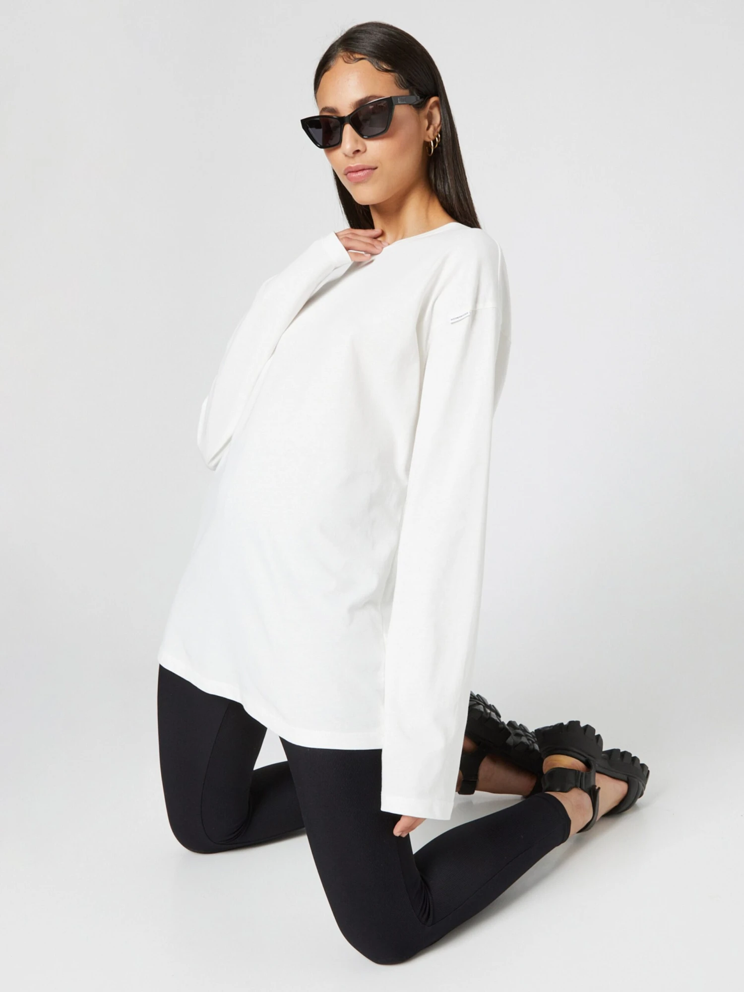 Longsleeves Shirt Cami Dames Wit 7 Longsleeves Shirt Cami Dames Wit - Afbeelding 5