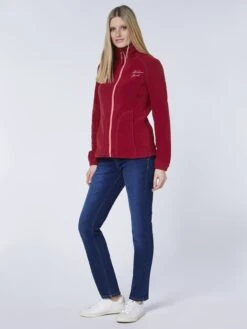Outdoor Jassen Fleece Jas Dames Karmijnrood -Dameskleding Verkoop Winkel 3919a7f6591384a0fe767babf3819a03