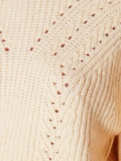 BERSHKA Fijngebreide Truien Trui Dames Ecru -Dameskleding Verkoop Winkel 3939e450bb26b71bbc888b26f92c3d41