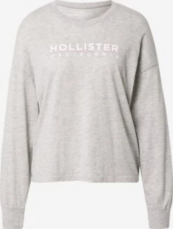 Hollister Longsleeves Shirt Dames Grijs Gemêleerd