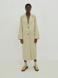 EDITED Trenchcoats Tussenmantel Luna Dames Beige -Dameskleding Verkoop Winkel 3ac41b74d8e6fa627b80b34ecfcbe409