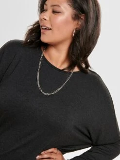 ONLY CARMAKOMA Lange Truien Trui Dames Zwart Gemêleerd 13 ONLY CARMAKOMA Lange Truien Trui Dames Zwart Gemêleerd -Dameskleding Verkoop Winkel 3b6b5b1f6927595715903f56fdbede93