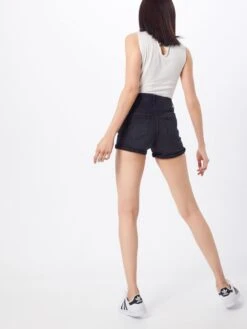 ONLY Denim Shorts Regular Jeans ONLHUSH HW BUTTON SHORTS BOX Dames Zwart -Dameskleding Verkoop Winkel 3b83122c3dd793fea05dd7f275a1ff7b