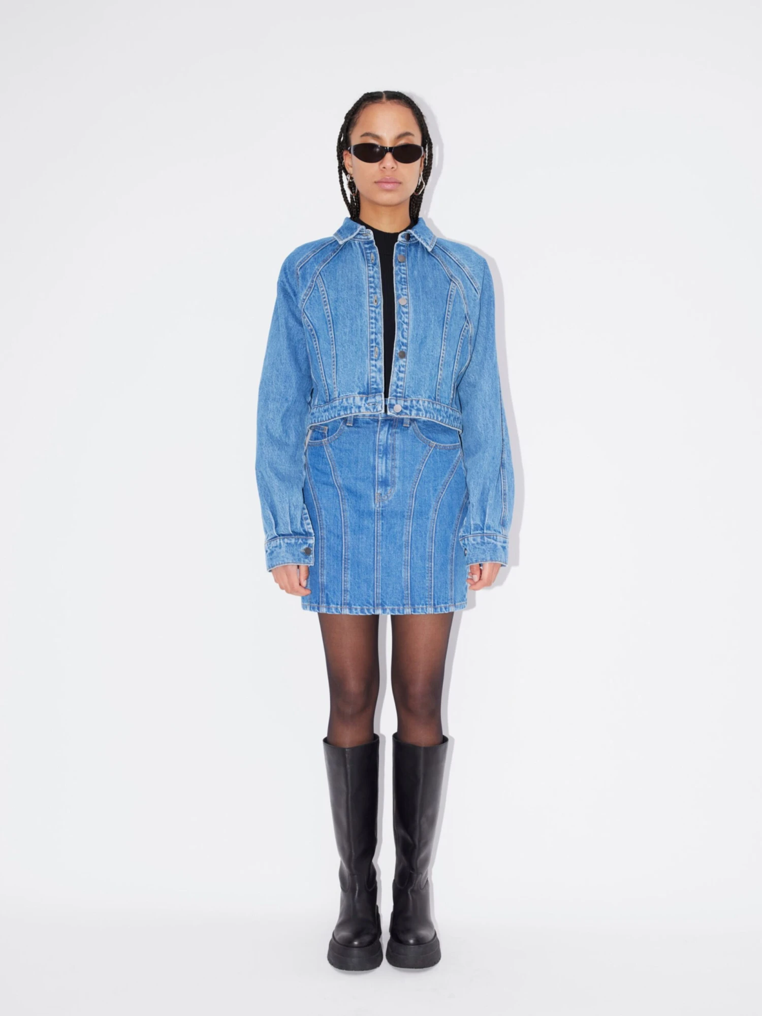 Spijkerjasjes Tussenjas Daline Dames Blauw 8 Spijkerjasjes Tussenjas Daline Dames Blauw - Afbeelding 6