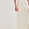 NA-KD Maxi Jurken Jurk Dames Offwhite