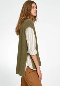 Truien Zonder Mouwen Trui Dames Olijfgroen -Dameskleding Verkoop Winkel 3d16ccbc0b7d7d72775ba7982061f784