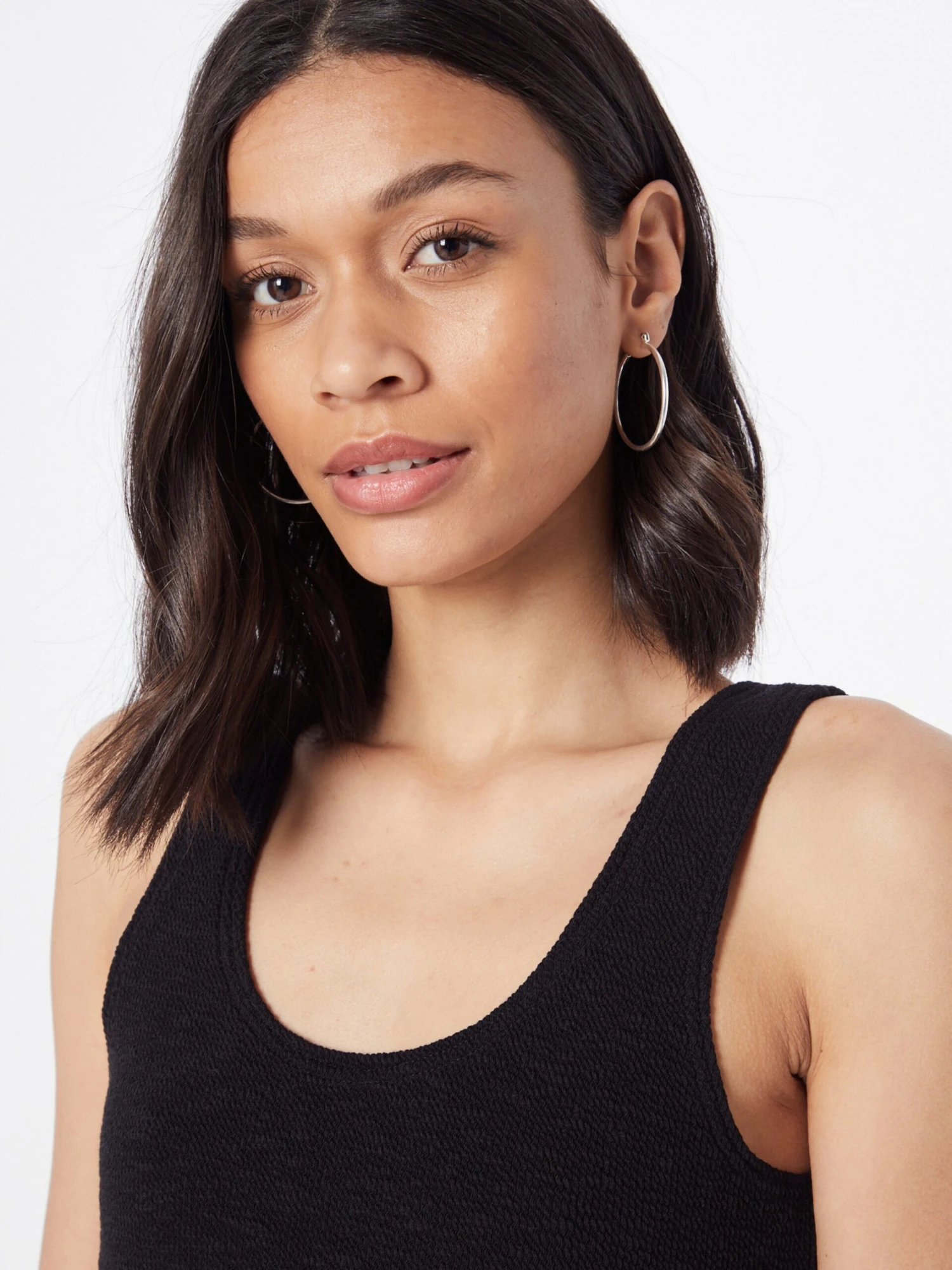 WEEKDAY Tanktops Top Elvira Dames Zwart / Wit 4 WEEKDAY Tanktops Top Elvira Dames Zwart / Wit - Afbeelding 2