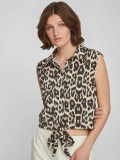 Vila Blouse Tops Blouse Dames Beige / Zwart 14 Vila Blouse Tops Blouse Dames Beige / Zwart -Dameskleding Verkoop Winkel 3f60a3690338c7bc5bd1b767092101e1