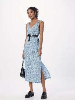 Monki Jerseyjurken Jurk Dames Navy / Lichtblauw -Dameskleding Verkoop Winkel 4009ea07ae08054d9ff291ebc0bf7ebd