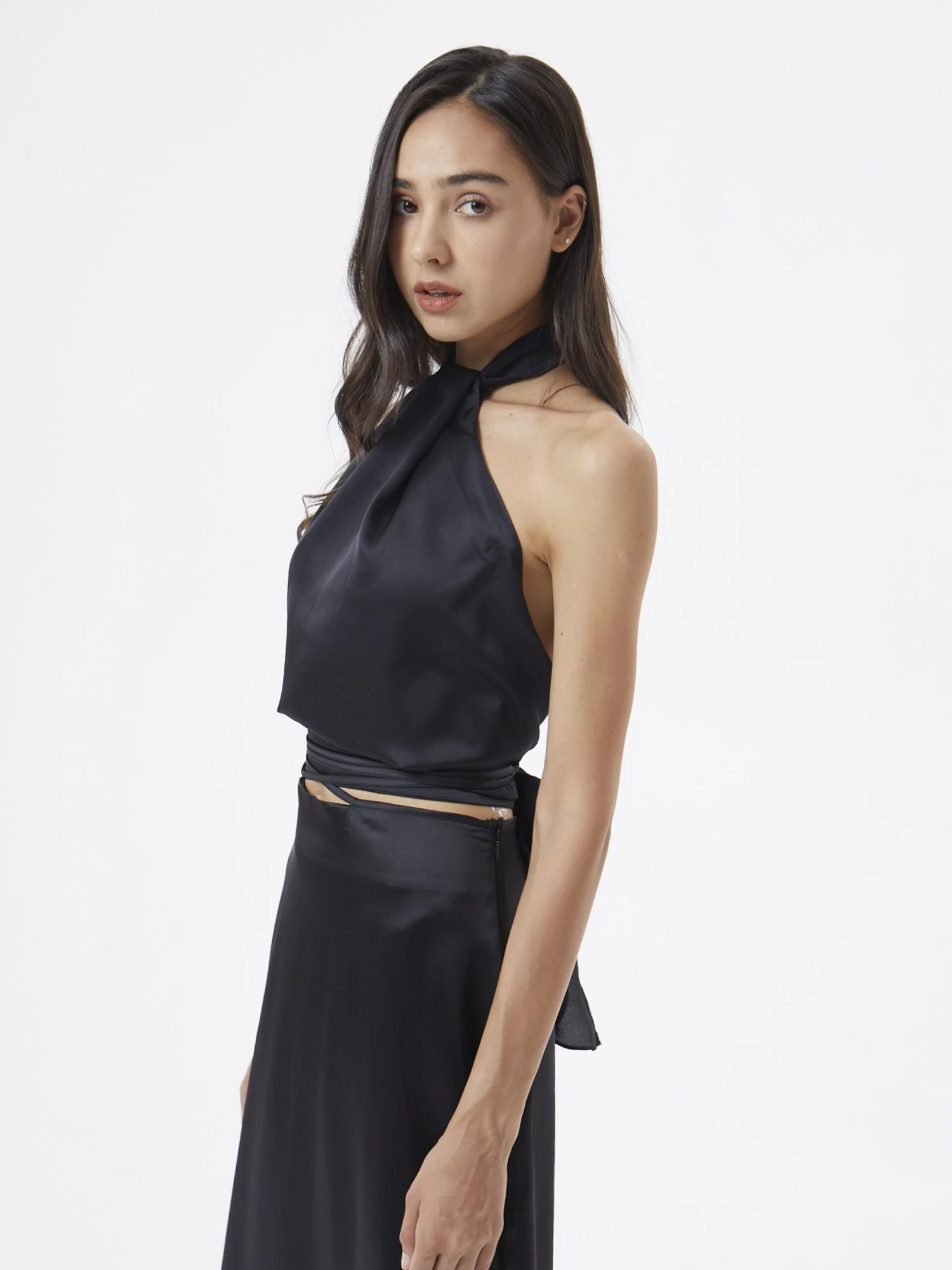 Crop Tops Top Putitonme Dames Zwart 6 Crop Tops Top Putitonme Dames Zwart - Afbeelding 4