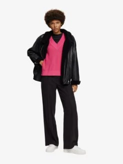 ESPRIT Truien Zonder Mouwen Trui Dames Pink -Dameskleding Verkoop Winkel 4048bce3a201e7c8a4b6a230f8d4df42