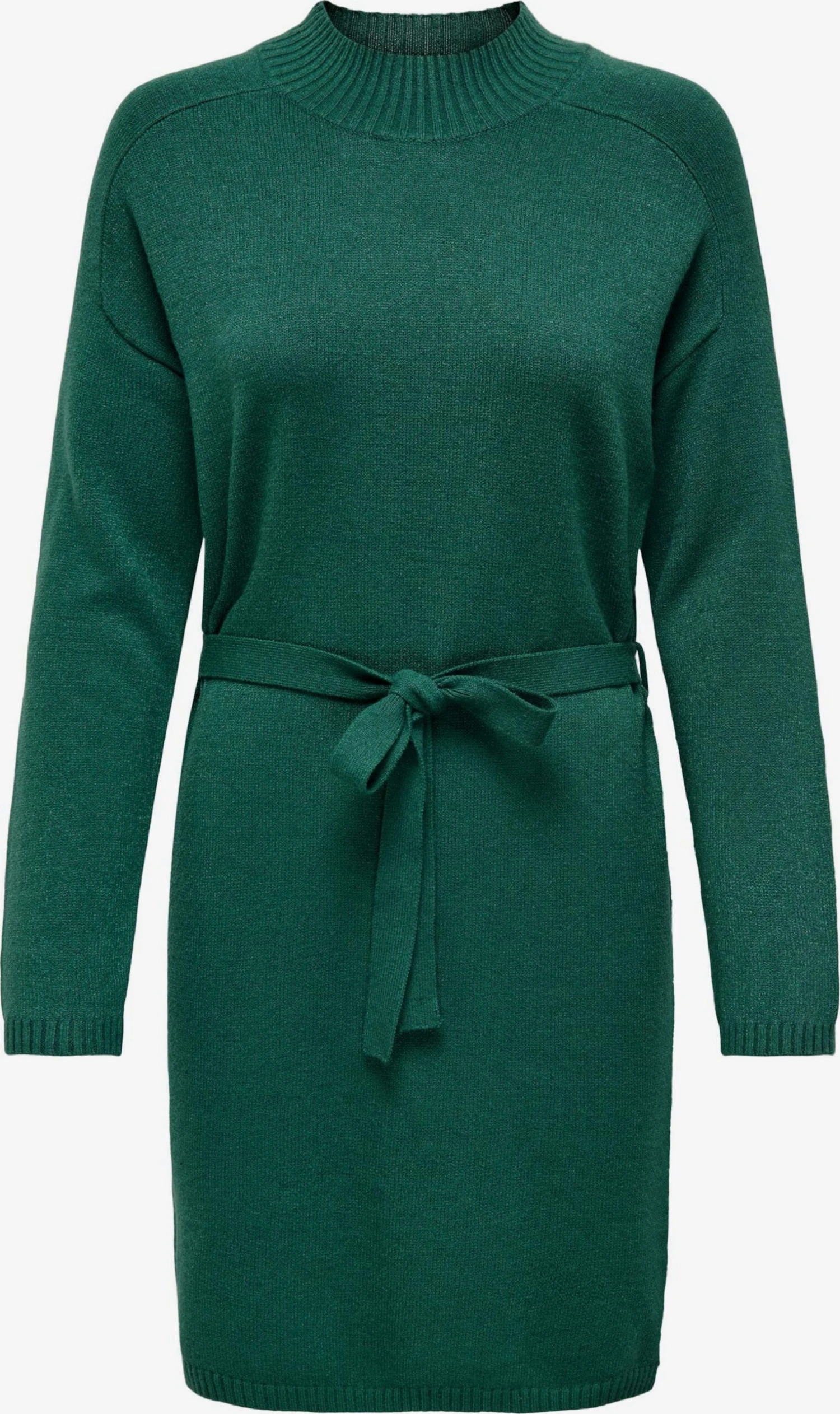 ONLY Gebreide Jurken Gebreide Jurk Leva Dames Donkergroen 3 ONLY Gebreide Jurken Gebreide Jurk Leva Dames Donkergroen
