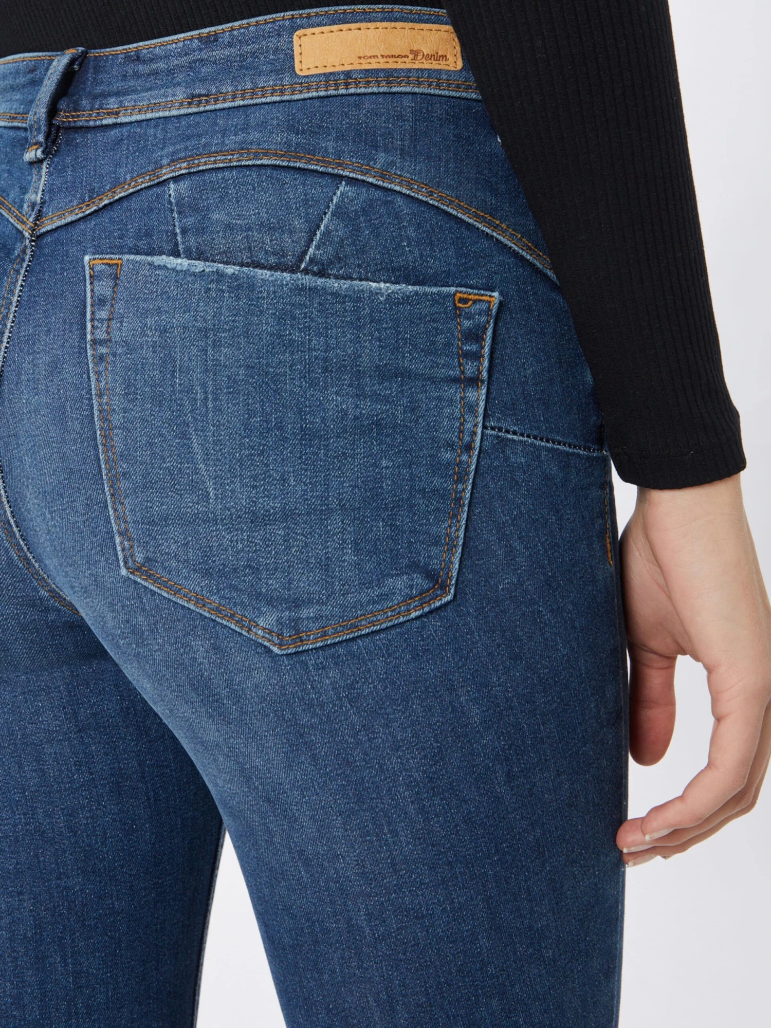 TOM TAILOR Denim Jeans Skinny Jeans Jona Dames Donkerblauw 7 TOM TAILOR Denim Jeans Skinny Jeans Jona Dames Donkerblauw - Afbeelding 5