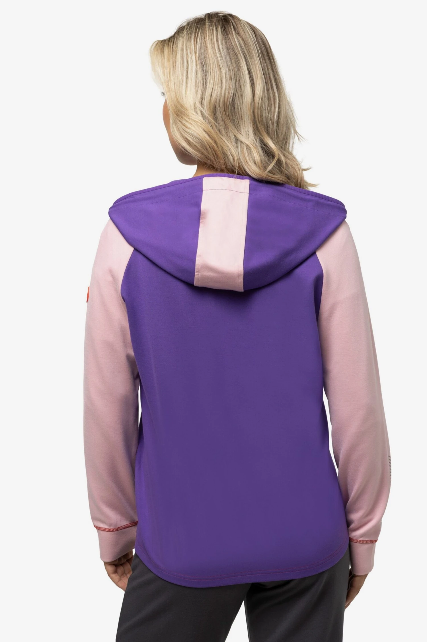 Hoodies Sweatshirt Dames Lila / Lichtroze 6 Hoodies Sweatshirt Dames Lila / Lichtroze - Afbeelding 4