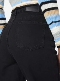 WAREHOUSE Straight Regular Jeans Dames Zwart -Dameskleding Verkoop Winkel 41b858a6567c11f28454d46e1fb58fad
