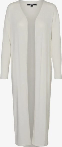 Vero Moda Lange Vesten Gebreide Mantel BRIANNA Dames Beige