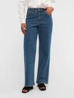 Object Wide Leg Wide Leg Jeans Marina Dames Blauw -Dameskleding Verkoop Winkel 43a3d74dc5dcb79e5fc74115299be155