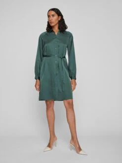 Vila Blousejurken Blousejurk Dames Donkergroen 10 Vila Blousejurken Blousejurk Dames Donkergroen -Dameskleding Verkoop Winkel 443a4612e9bc9e9a07bd614a615a8e89