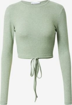 About You Longsleeves Shirt Lino Dames Pastelgroen