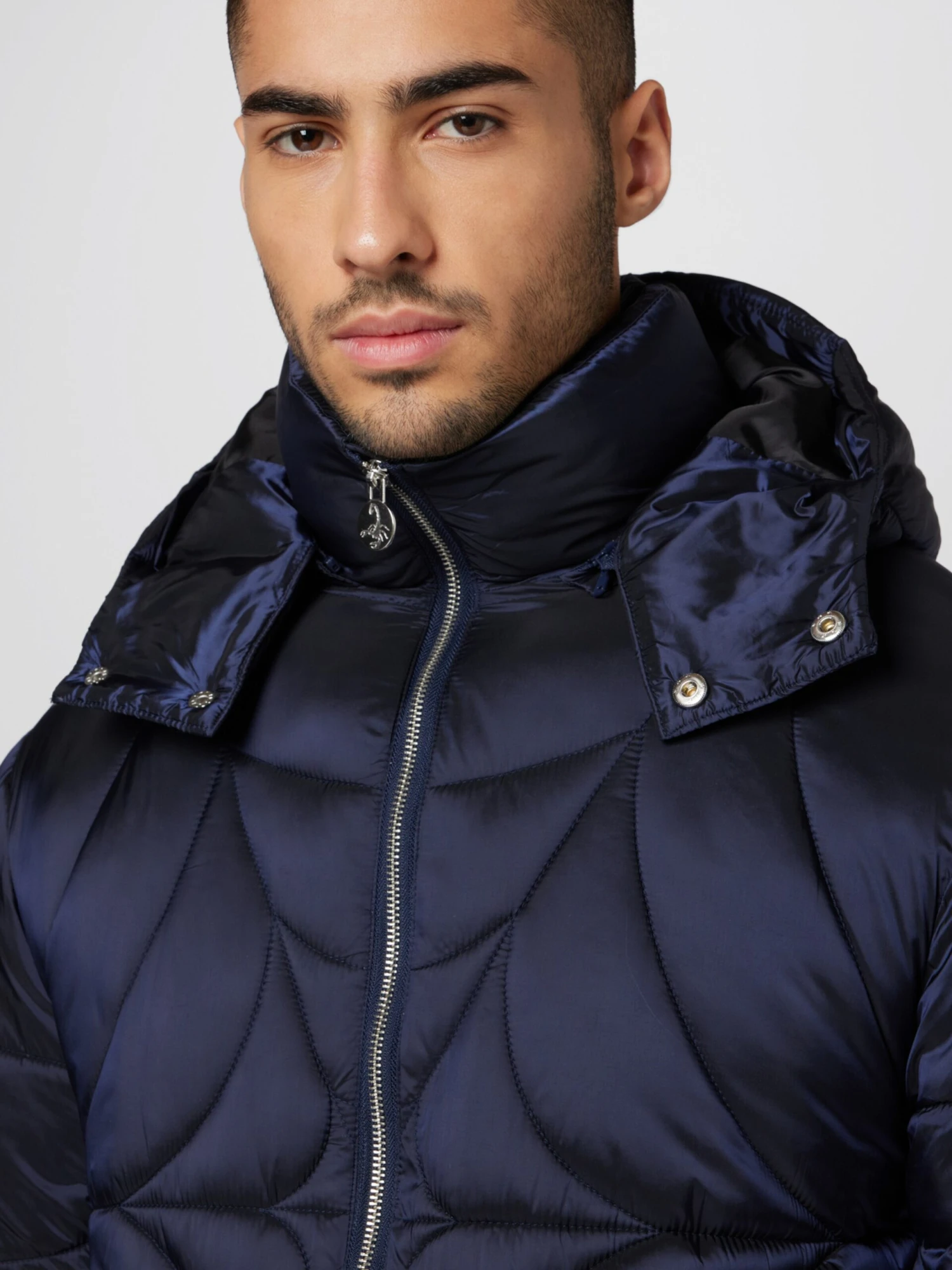 Gewatteerde Jassen Winterjas Lou Dames Donkerblauw 11 Gewatteerde Jassen Winterjas Lou Dames Donkerblauw - Afbeelding 9