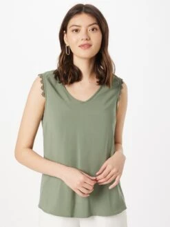 Vero Moda Kanten Tops Top BECCA Dames Kaki -Dameskleding Verkoop Winkel 4599d0a86a63860cc87554262d245d74