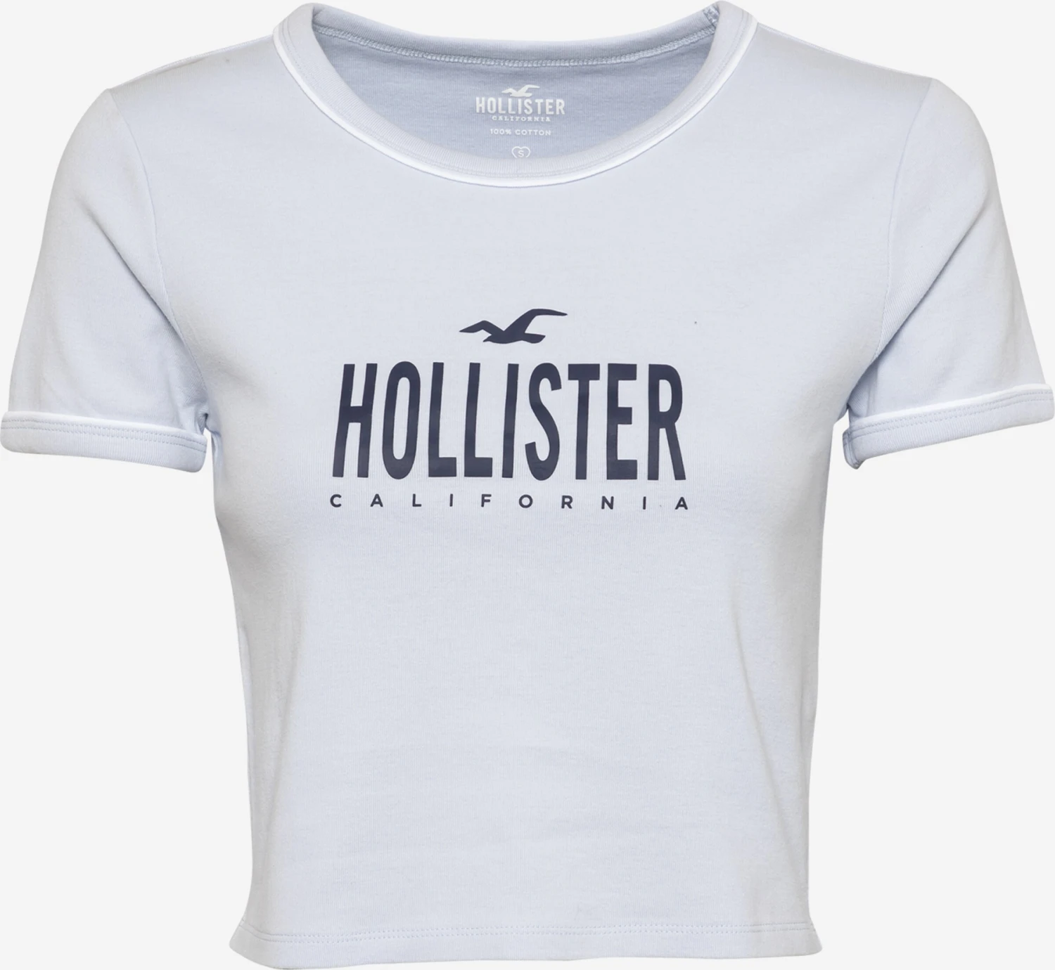 Hollister T-shirts Shirt Sporty Dames Navy / Lichtblauw 3 Hollister T-shirts Shirt Sporty Dames Navy / Lichtblauw