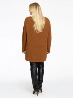 Oversized Truien Oversized Trui Dames Bruin -Dameskleding Verkoop Winkel 464489f23321162a479545757ecd59a3