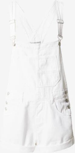 FREE PEOPLE Tuinbroeken Regular Tuinbroek Jeans ZIGGY Dames Wit